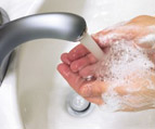 Hand hygiene, surface disinfection