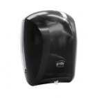 GRITE "GRITE NEW" CF MINI Dispenser for paper towel rolls or toilet paper rolls with center feed, BLACK