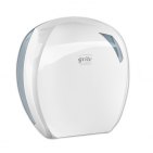 GRITE "GRITE NEW" MINI JUMBO Toilet paper dispenser mini jumbo, WHITE