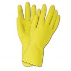 MP HYGIENE Перчатки резиновые (S) MP Hygiene желтые, многоразовые