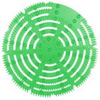 CLEAMEN Urinal strainer rubberized "CN GREEN - APPLE" with for special extended needles that are infused with the aroma of green apples and organic active enzymes that prevent unpleasant urine odor formation.