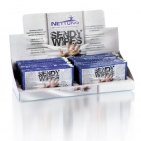 NETTUNO SENDY WIPES MONODOSE 24 wipes / advertising stand. Specialized wet wipes for cleaning especially dirty hands. (P4)