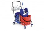 FILMOP Chromed trolley with wringer 50L